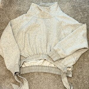 Anthropologie Light Gray Cowl Neck Sweater